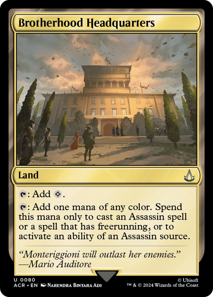 Brotherhood Headquarters [Assassin's Creed] | Boutique FDB TCG