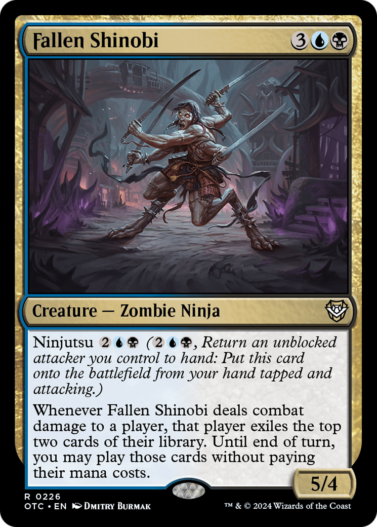 Fallen Shinobi [Outlaws of Thunder Junction Commander] | Boutique FDB TCG