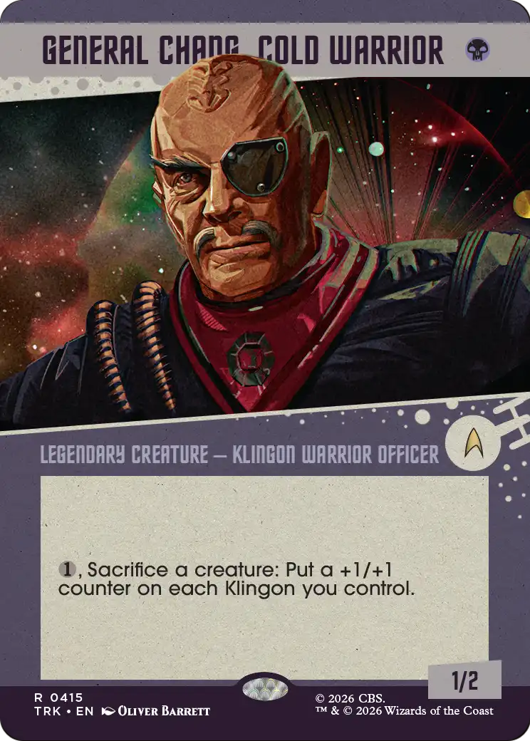 General Chang, Cold Warrior (0415) (Showcase) [Star Trek] | Boutique FDB TCG
