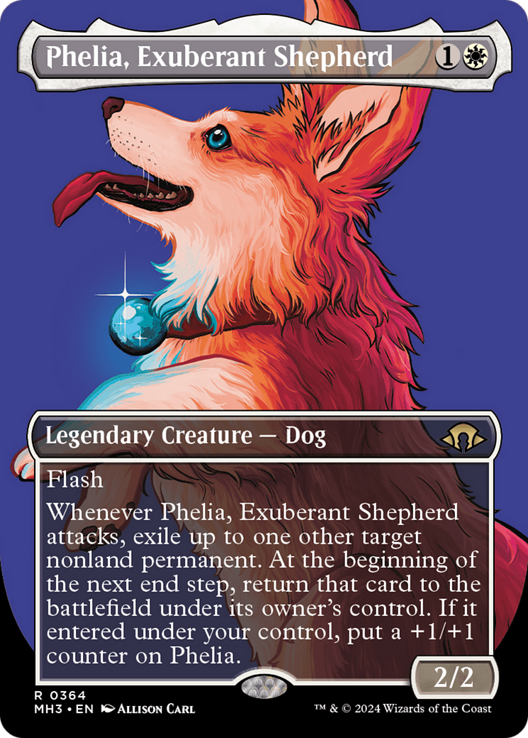 Phelia, Exuberant Shepherd (Borderless) [Modern Horizons 3] | Boutique FDB TCG