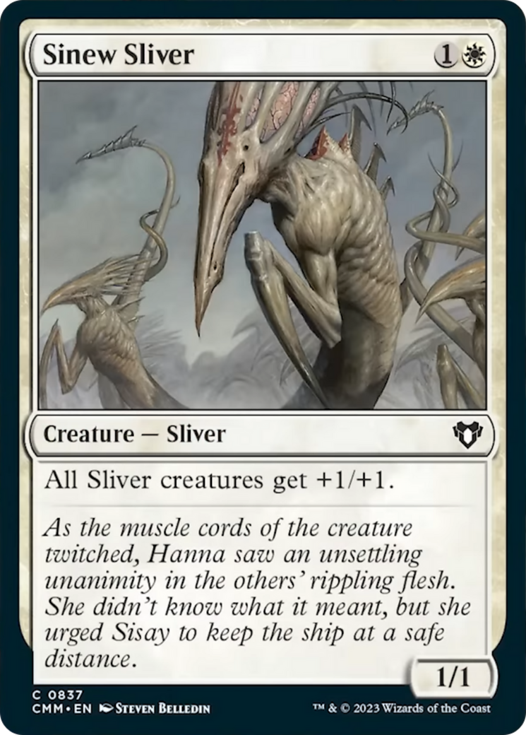 Sinew Sliver [Commander Masters] | Boutique FDB TCG