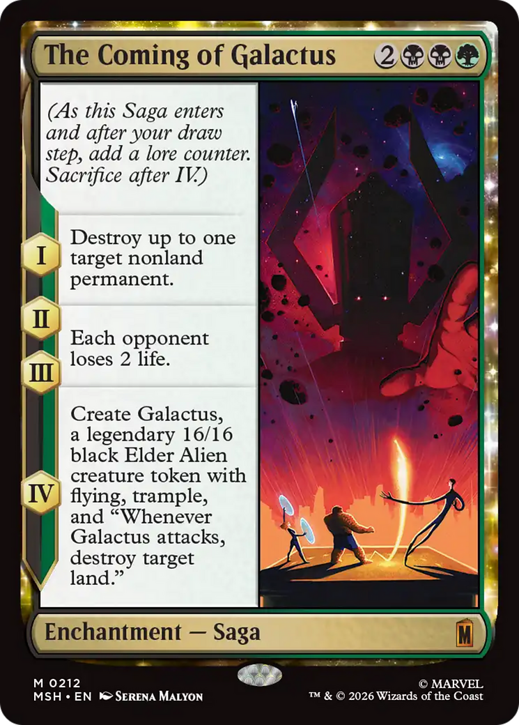 The Coming of Galactus [Marvel Super Heroes] | Boutique FDB TCG