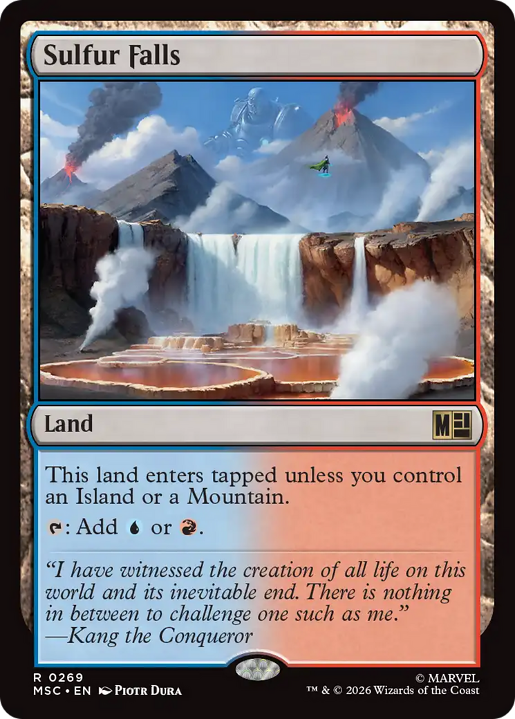 Sulfur Falls [Marvel Super Heroes Commander] | Boutique FDB TCG