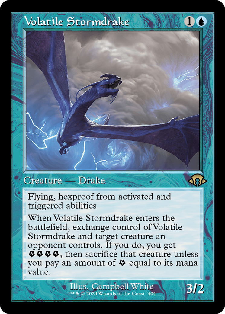 Volatile Stormdrake (Retro) [Modern Horizons 3] | Boutique FDB TCG