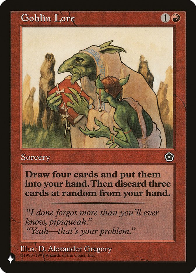 Goblin Lore [The List] | Boutique FDB TCG