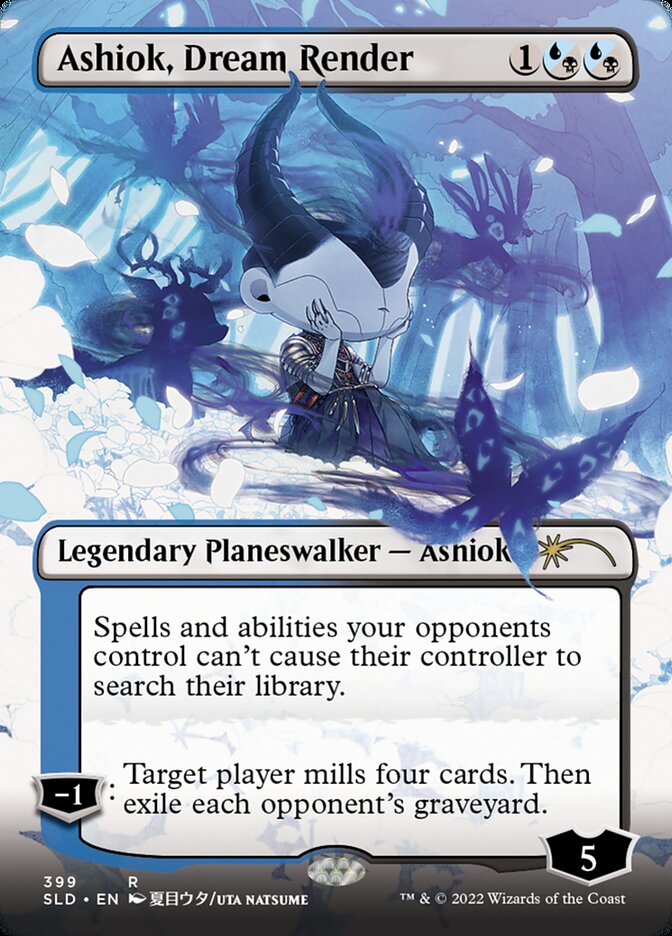 Ashiok, Dream Render (Borderless) [Secret Lair Drop Series] | Boutique FDB TCG