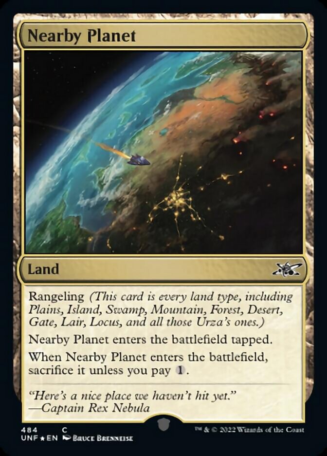 Nearby Planet (Galaxy Foil) [Unfinity] | Boutique FDB TCG