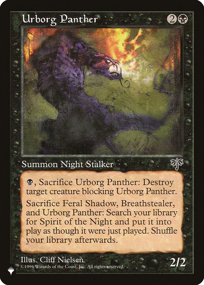 Urborg Panther [The List] | Boutique FDB TCG