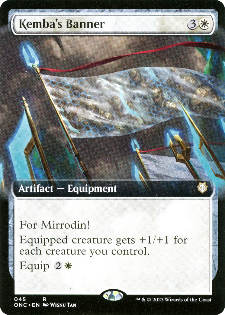 Kemba's Banner (Extended Art) [Phyrexia: All Will Be One Commander] | Boutique FDB TCG