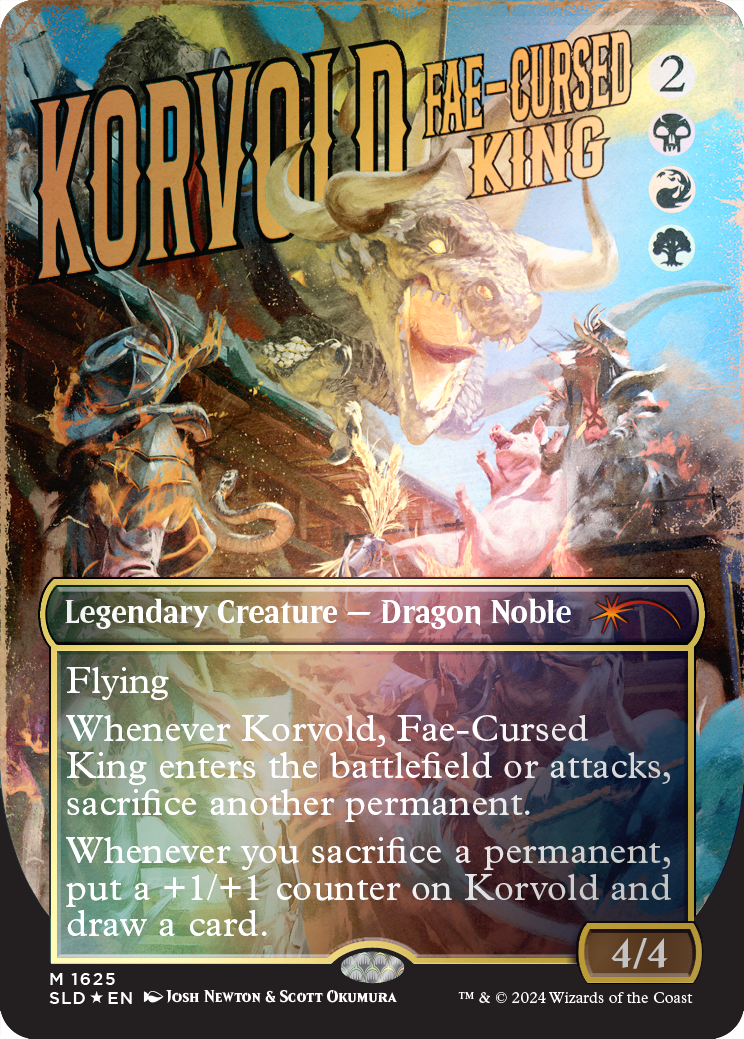 Korvold, Fae-Cursed King (Rainbow Foil) [Secret Lair Drop Series] | Boutique FDB TCG