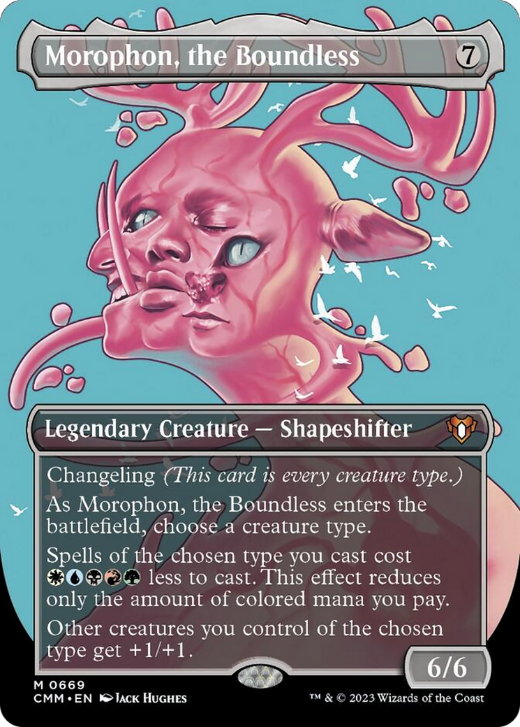 Morophon, the Boundless (Borderless Profile) [Commander Masters] | Boutique FDB TCG