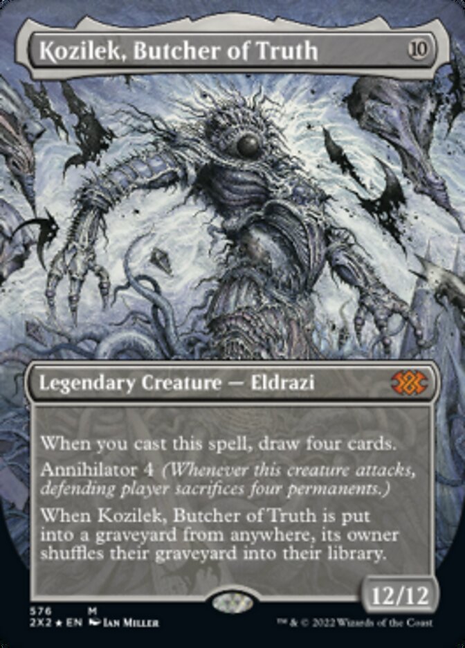 Kozilek, Butcher of Truth (Textured Foil) [Double Masters 2022] | Boutique FDB TCG