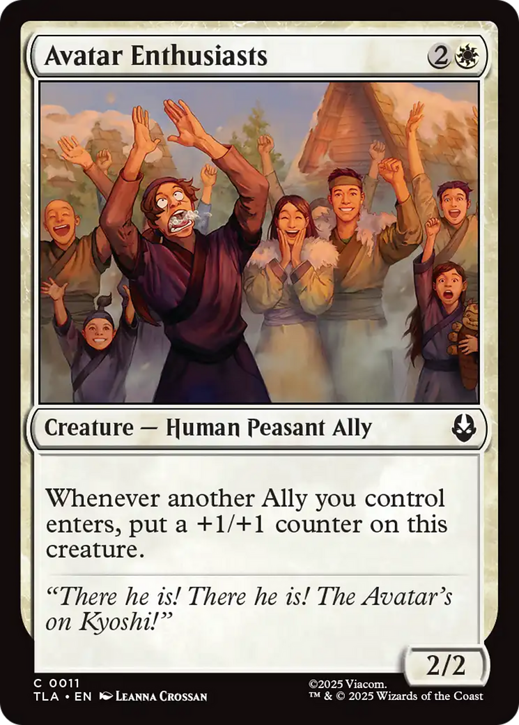 Avatar Enthusiasts [Avatar: The Last Airbender] | Boutique FDB TCG