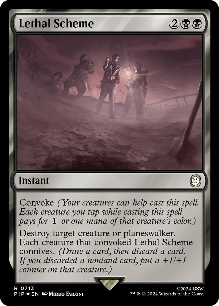 Lethal Scheme (Surge Foil) [Fallout] | Boutique FDB TCG