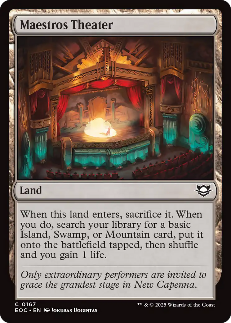 Maestros Theater [Edge of Eternities Commander] | Boutique FDB TCG