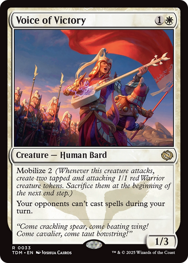 Voice of Victory [Tarkir: Dragonstorm] | Boutique FDB TCG