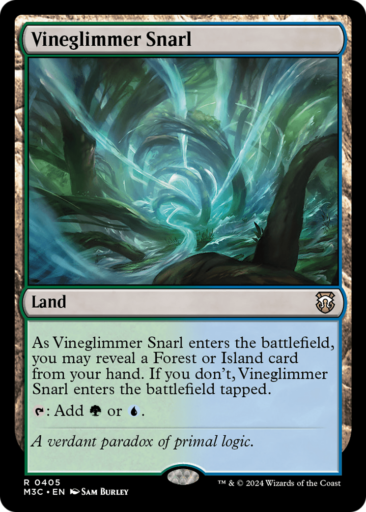 Vineglimmer Snarl (Ripple Foil) [Modern Horizons 3 Commander] | Boutique FDB TCG