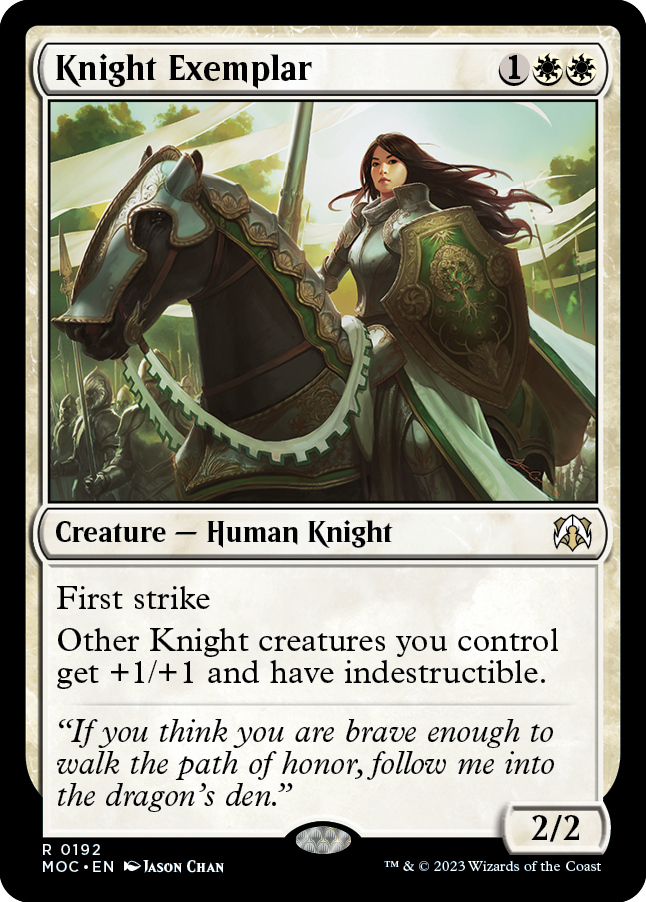 Knight Exemplar [March of the Machine Commander] | Boutique FDB TCG