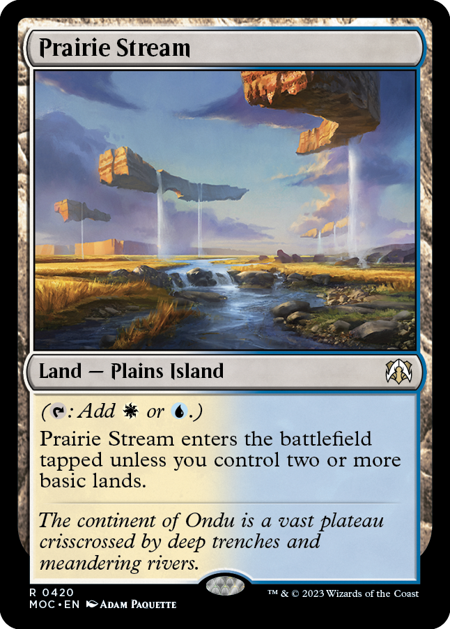 Prairie Stream [March of the Machine Commander] | Boutique FDB TCG