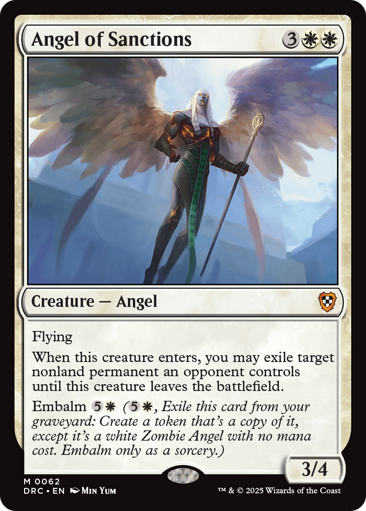 Angel of Sanctions [Aetherdrift Commander] | Boutique FDB TCG