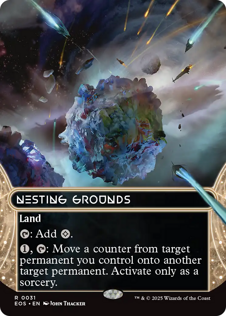 Nesting Grounds (0031) (Borderless) [Edge of Eternities: Stellar Sights] | Boutique FDB TCG