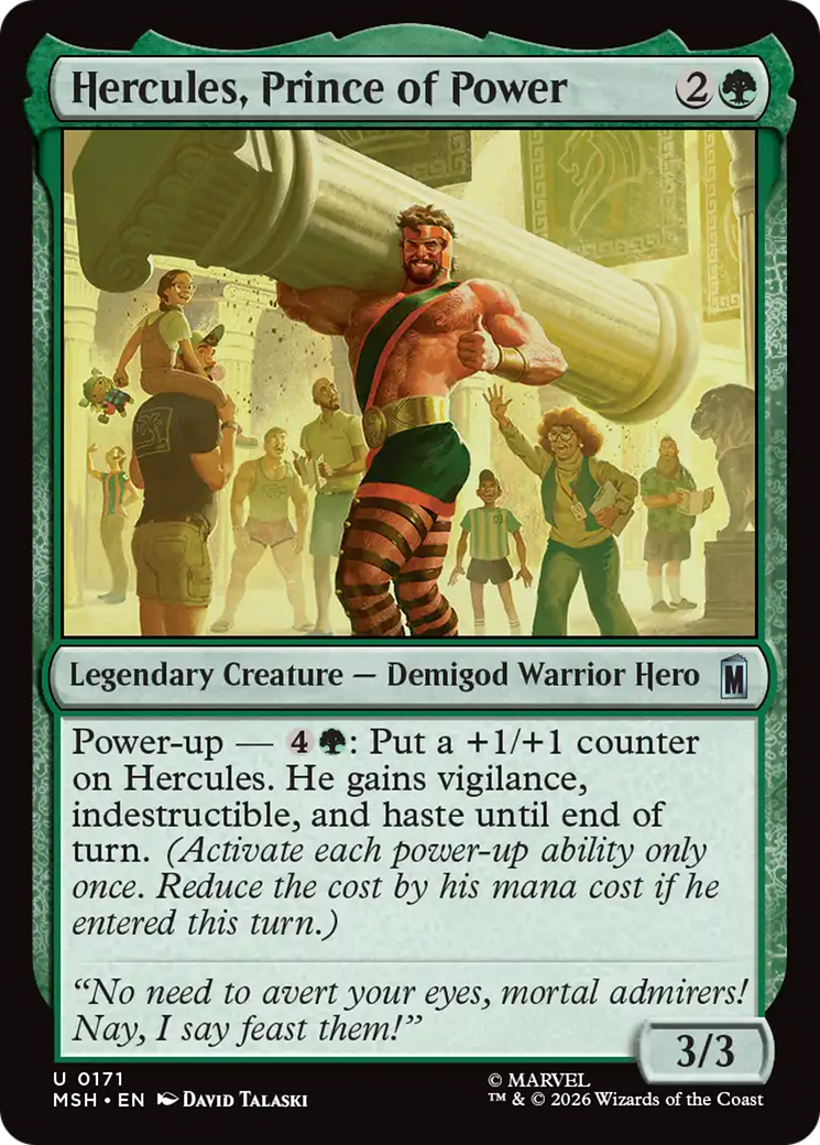 Hercules, Prince of Power [Marvel Super Heroes] | Boutique FDB TCG