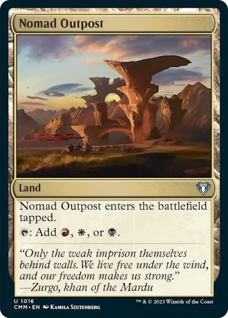 Nomad Outpost [Commander Masters] | Boutique FDB TCG