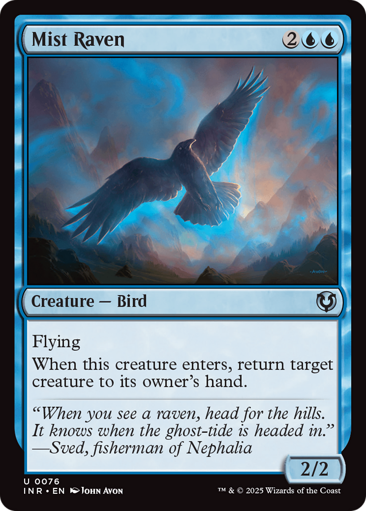 Mist Raven [Innistrad Remastered] | Boutique FDB TCG
