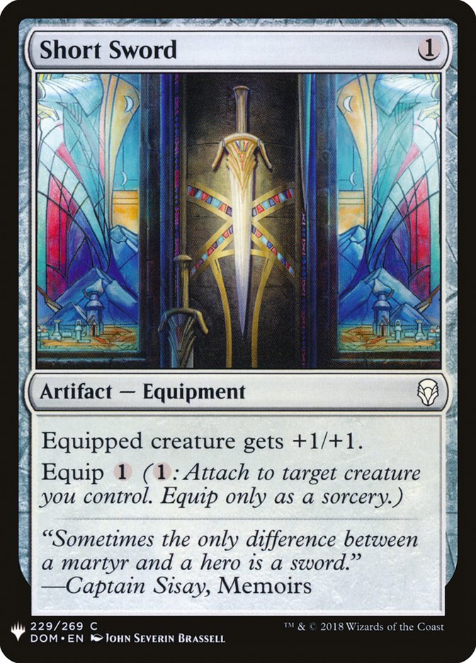 Short Sword [Mystery Booster] | Boutique FDB TCG