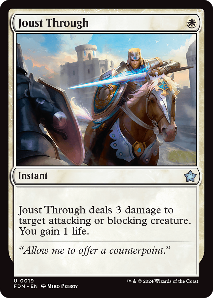 Joust Through [Foundations] | Boutique FDB TCG