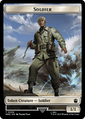 Horse // Soldier Double-Sided Token [Doctor Who Tokens] | Boutique FDB TCG