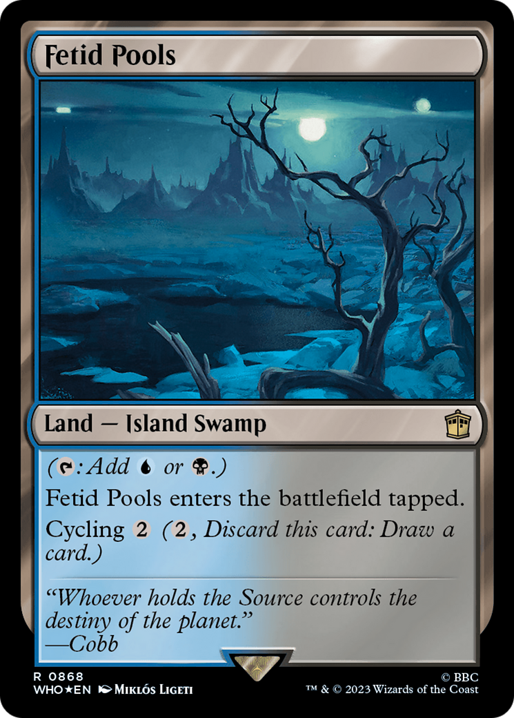 Fetid Pools (Surge Foil) [Doctor Who] | Boutique FDB TCG