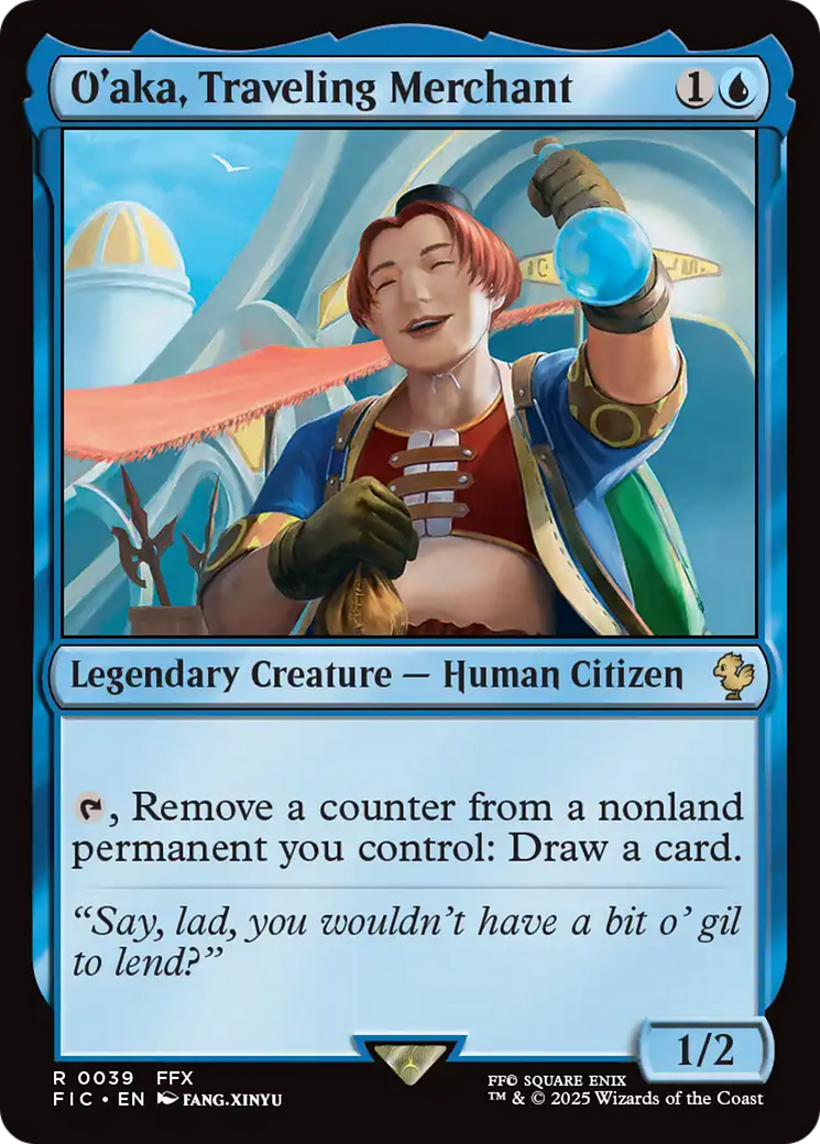 O'aka, Traveling Merchant [FINAL FANTASY Commander] | Boutique FDB TCG