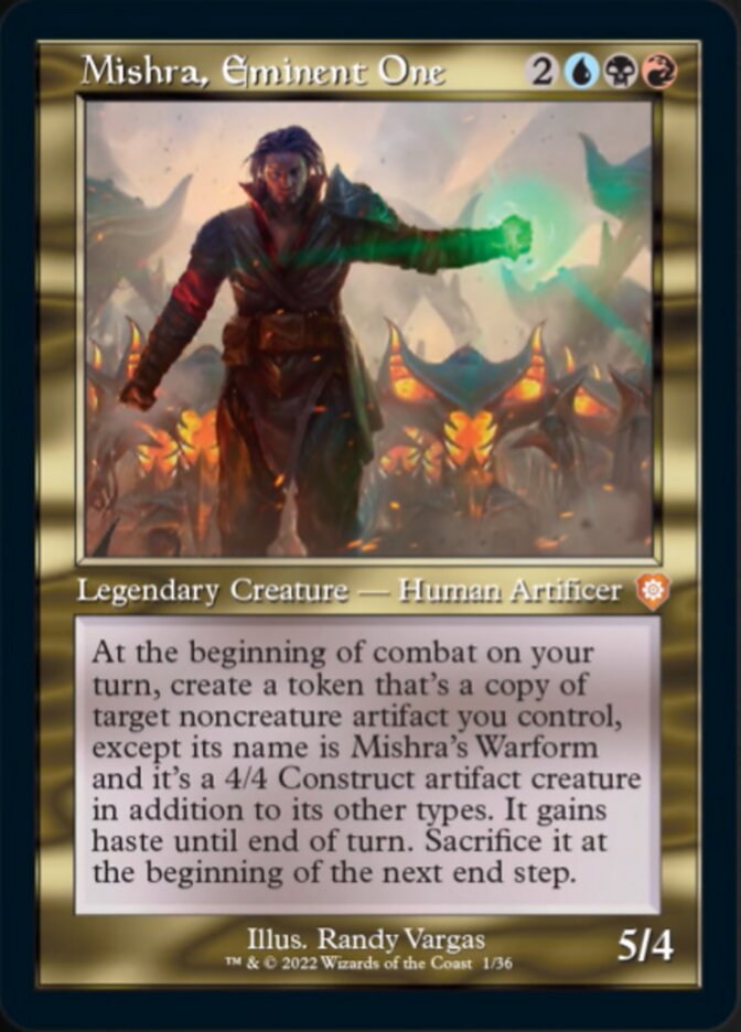 Mishra, Eminent One (001) (Retro) [The Brothers' War Commander] | Boutique FDB TCG