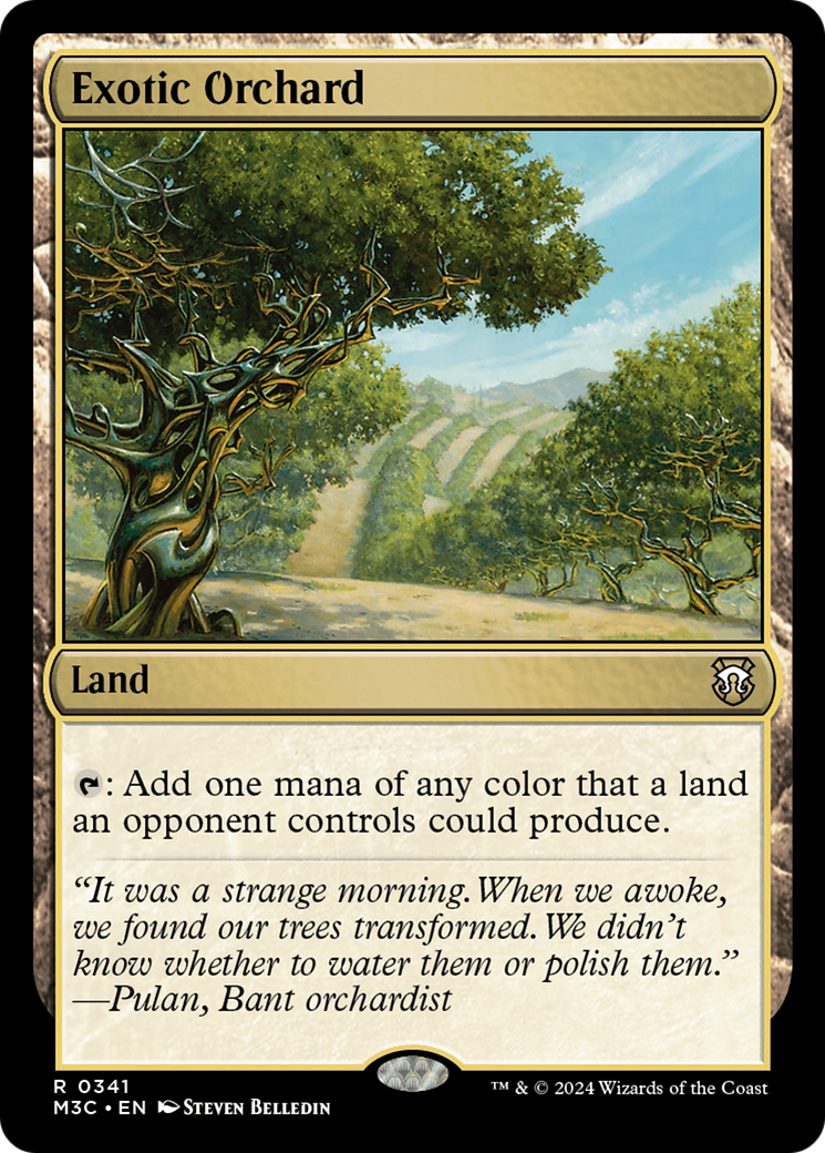 Exotic Orchard (Ripple Foil) [Modern Horizons 3 Commander] | Boutique FDB TCG