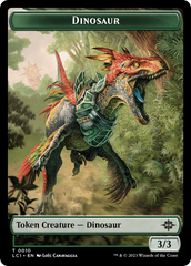 Gnome // Dinosaur (0010) Double-Sided Token [The Lost Caverns of Ixalan Tokens] | Boutique FDB TCG