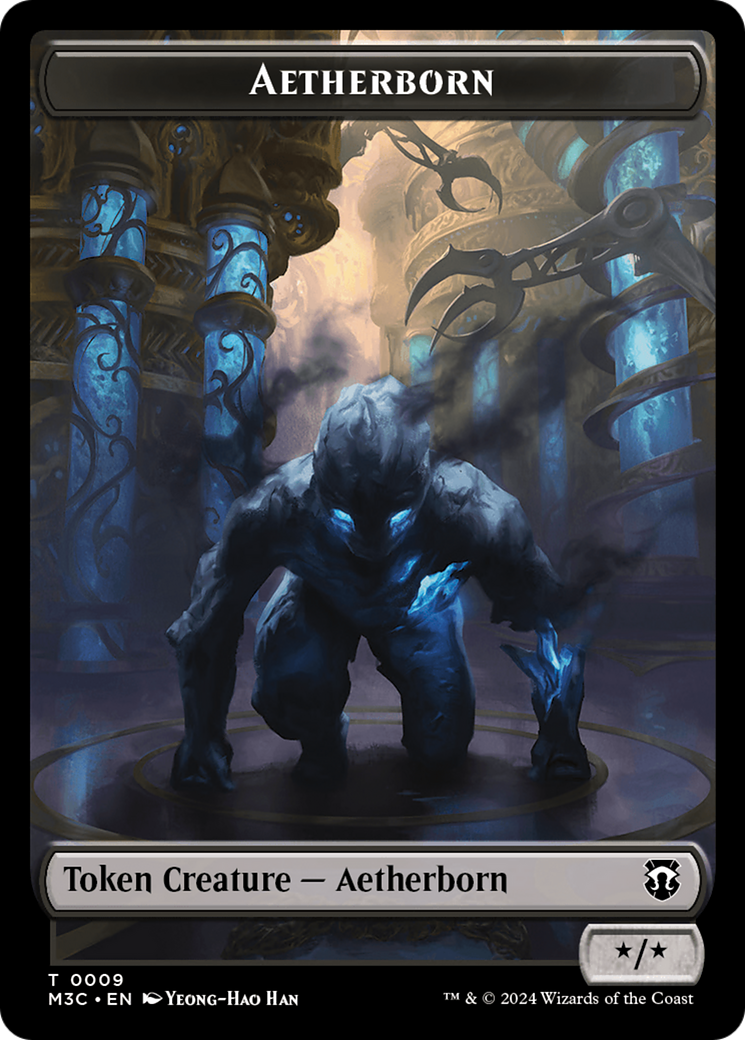 Aetherborn // Servo Double-Sided Token [Modern Horizons 3 Commander Tokens] | Boutique FDB TCG
