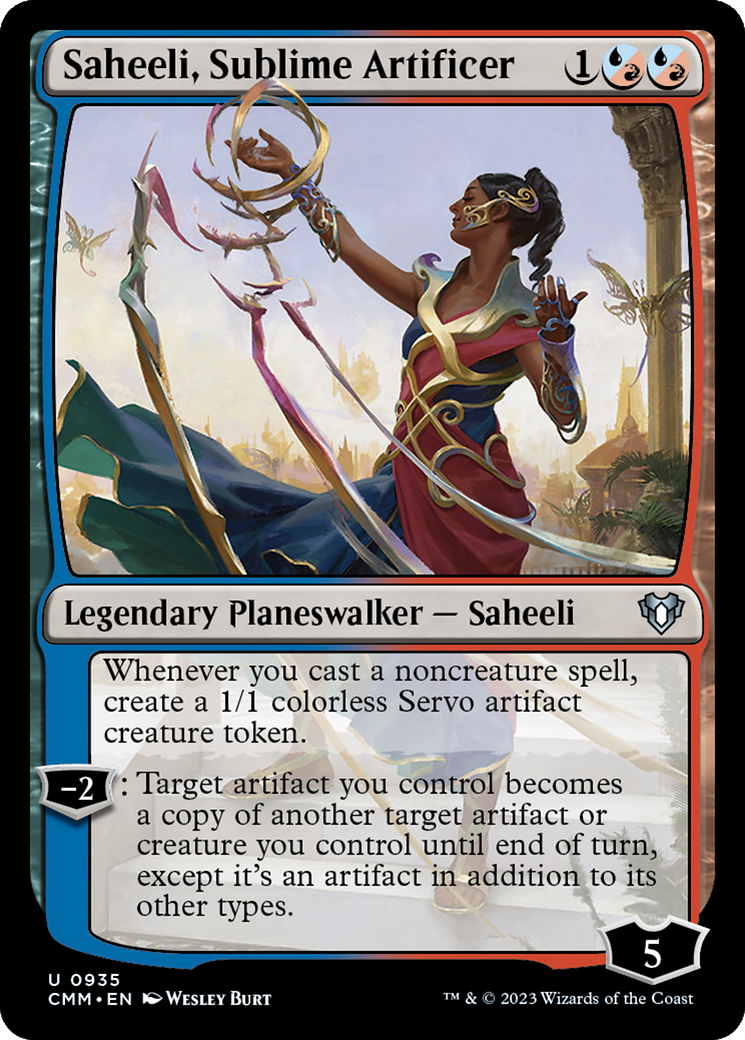 Saheeli, Sublime Artificer [Commander Masters] | Boutique FDB TCG