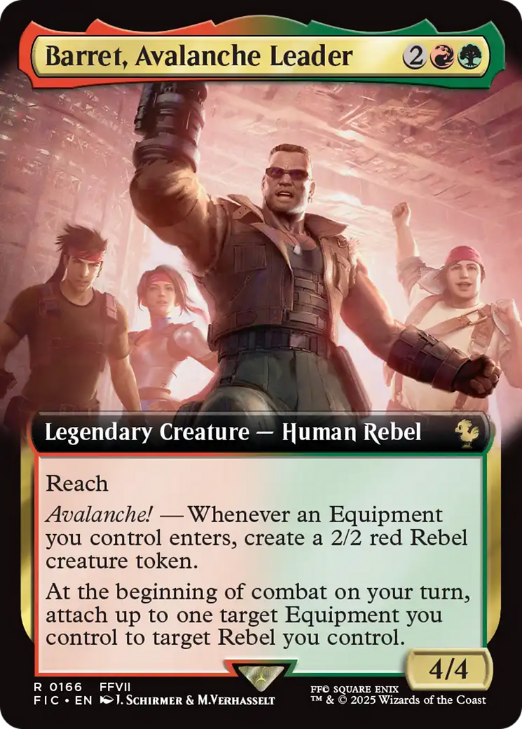 Barret, Avalanche Leader (Extended Art) [FINAL FANTASY Commander] | Boutique FDB TCG