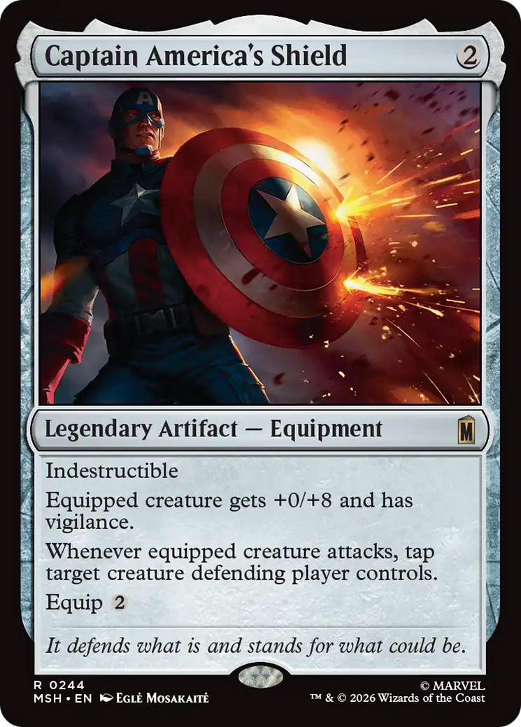 Captain America's Shield [Marvel Super Heroes] | Boutique FDB TCG