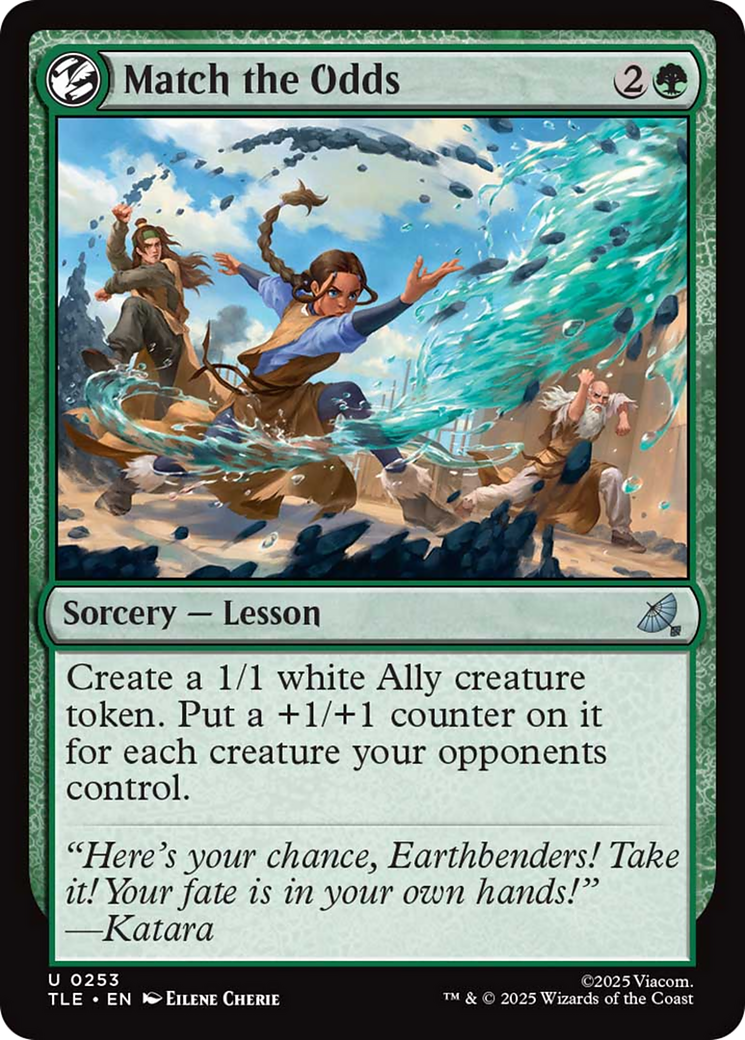 Match the Odds [Avatar: The Last Airbender: Eternal-Legal] | Boutique FDB TCG