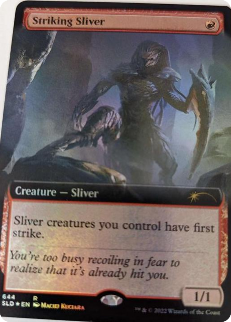 Striking Sliver (Extended Art) [Secret Lair Drop Series] | Boutique FDB TCG