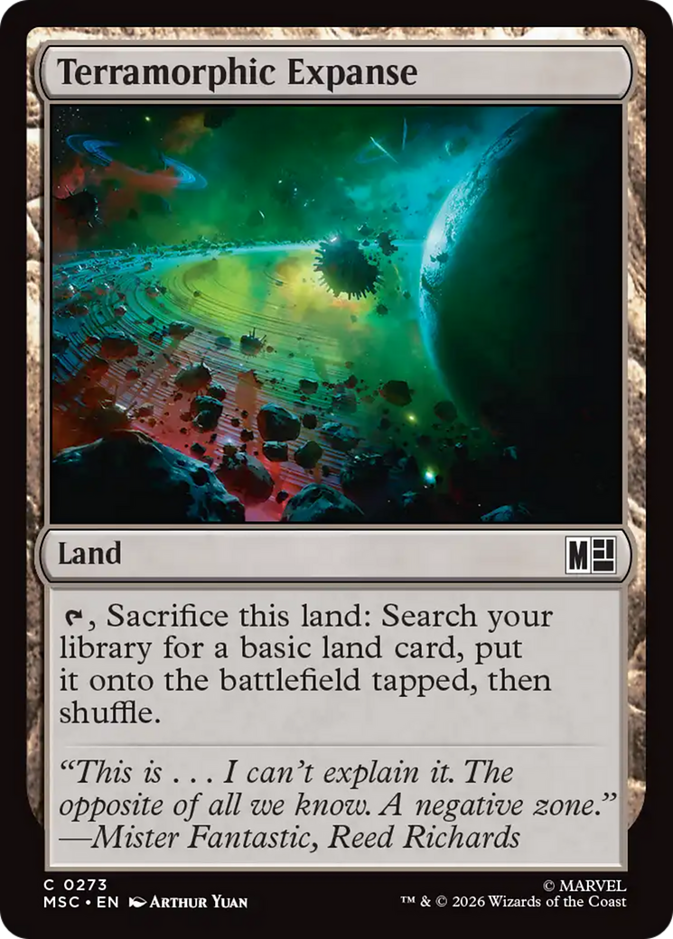 Terramorphic Expanse (0273) (Surge Foil) [Marvel Super Heroes Commander] | Boutique FDB TCG