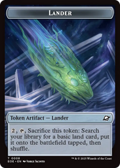 Beast (0006) // Lander Double-Sided Token [Edge of Eternities Tokens] | Boutique FDB TCG