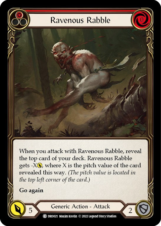 Ravenous Rabble [DRO021] (Uprising Dromai Blitz Deck) | Boutique FDB TCG