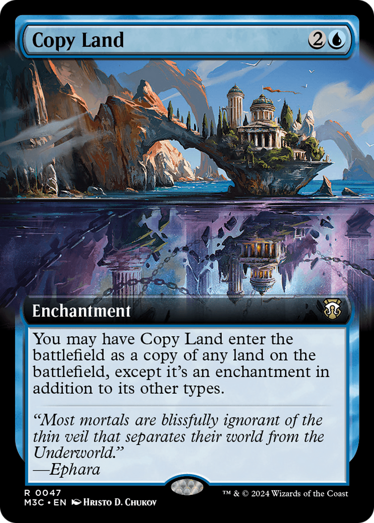 Copy Land (Extended Art) [Modern Horizons 3 Commander] | Boutique FDB TCG