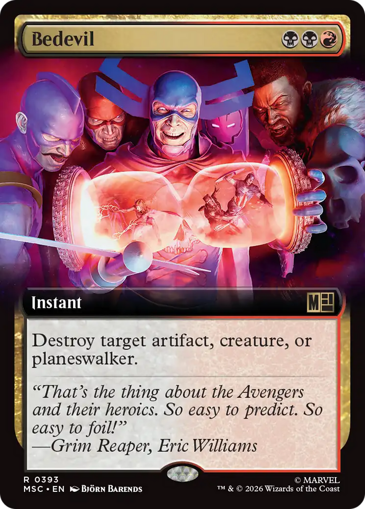 Bedevil (Extended Art) [Marvel Super Heroes Commander] | Boutique FDB TCG