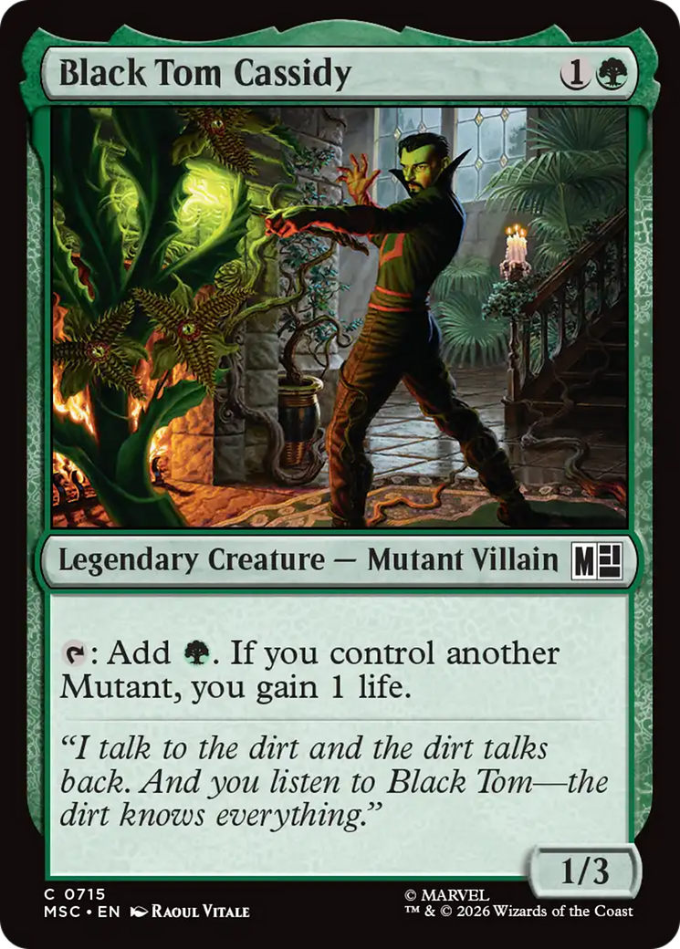 Black Tom Cassidy [Marvel Super Heroes Commander] | Boutique FDB TCG
