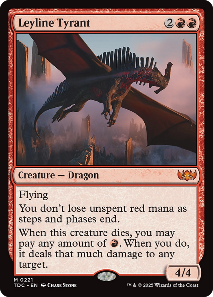 Leyline Tyrant [Tarkir: Dragonstorm Commander] | Boutique FDB TCG