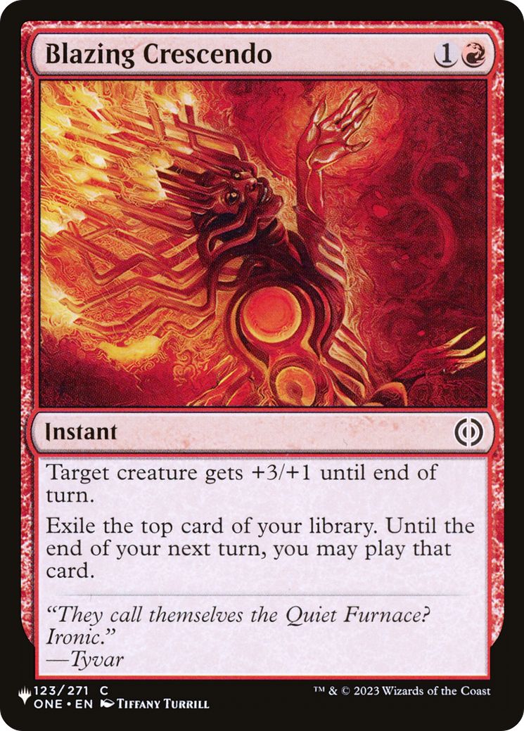 Blazing Crescendo [The List] | Boutique FDB TCG